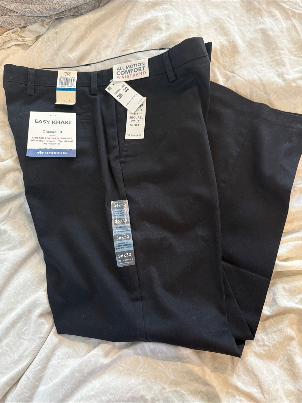 Dockers Men’s Easy Khaki Classic Fit Pants - Black